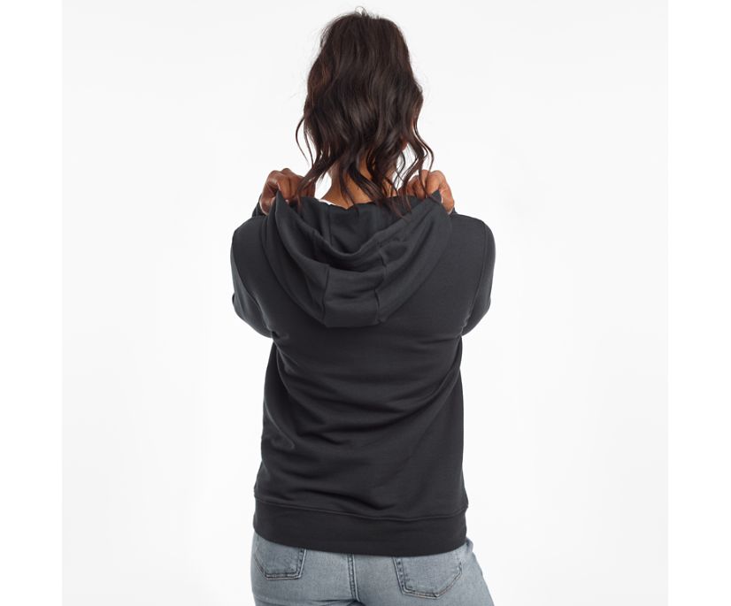 Saucony Rested Women's Shirts Black | Canada 262WNBY